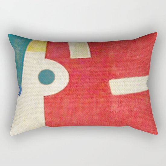 An Antelope in Escape Rectangular Pillow