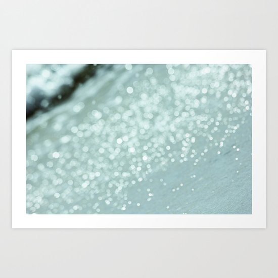The Ocean's Glow Art Print
