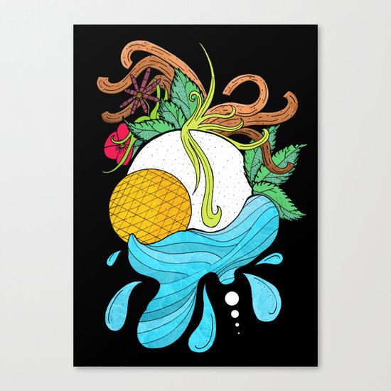 The Sun and Moon Canvas Print