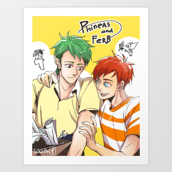 Phineas And Ferb Summer Never Ends Art Print By Teddibe Society6