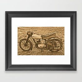 Jawa motorcycle Framed Art Print