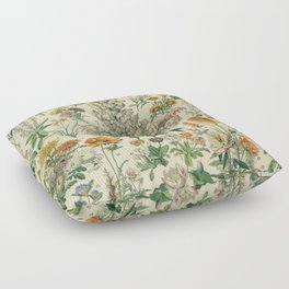 Fleurs by Adolphe Millot Floor Pillow