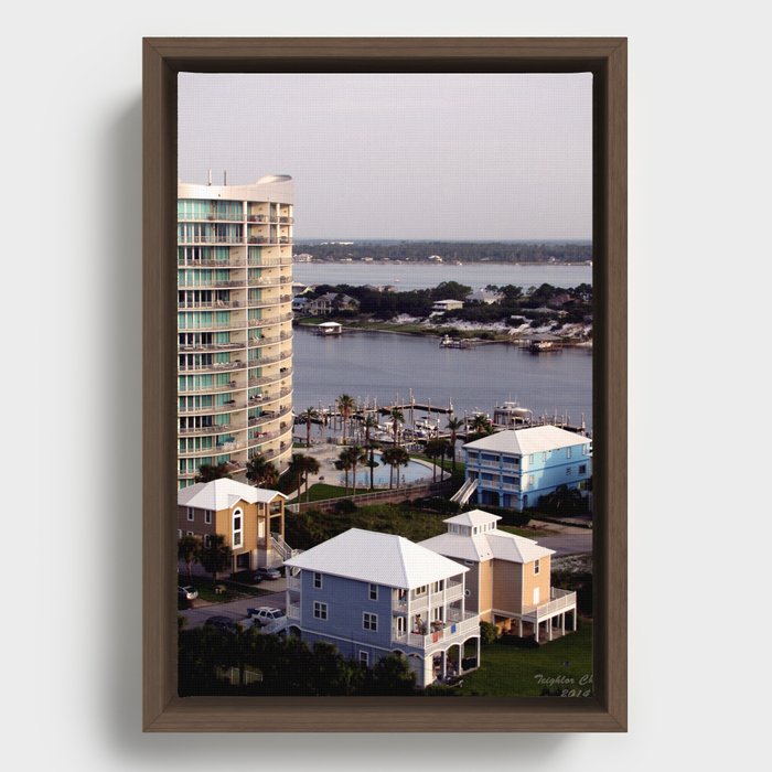 Orange Beach, Alabama Framed Canvas