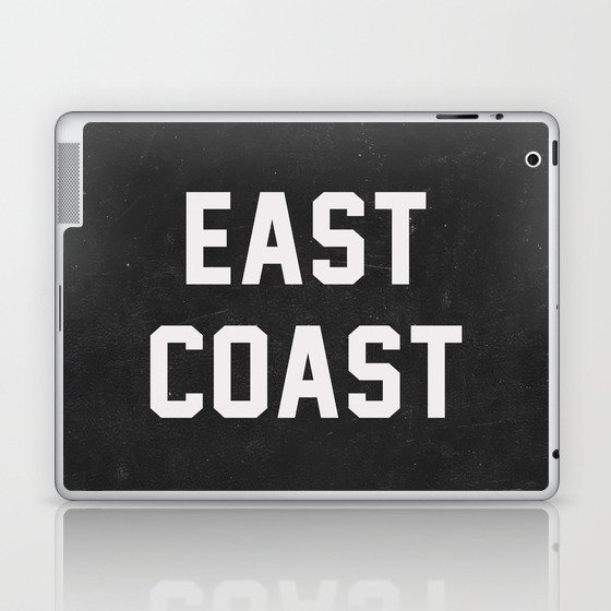East Coast - black Laptop & iPad Skin