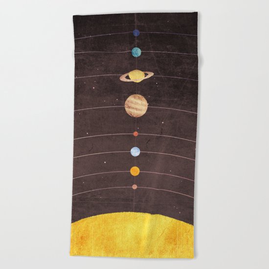 Solar System Beach Towel