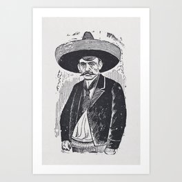 Emiliano Zapata Salazar paper poster home interior wall decor 