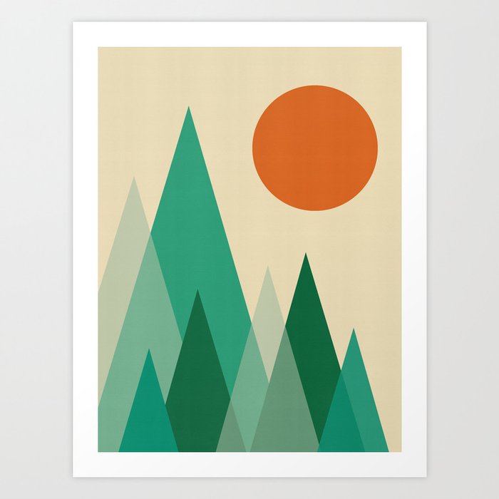 Your Watercolor Journey: Create Geometric Landscapes Using Masking