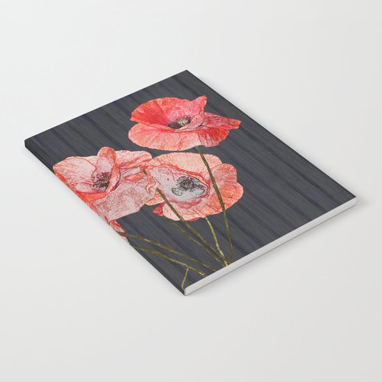 Still life with poppies Notebook