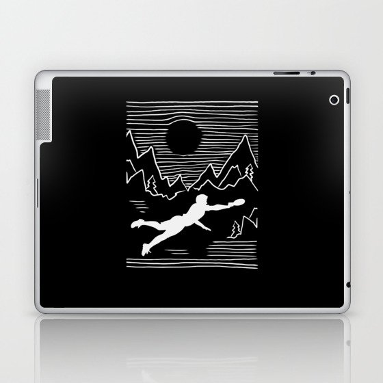 Ultimate Frisbee, wonderful nature Laptop & iPad Skin