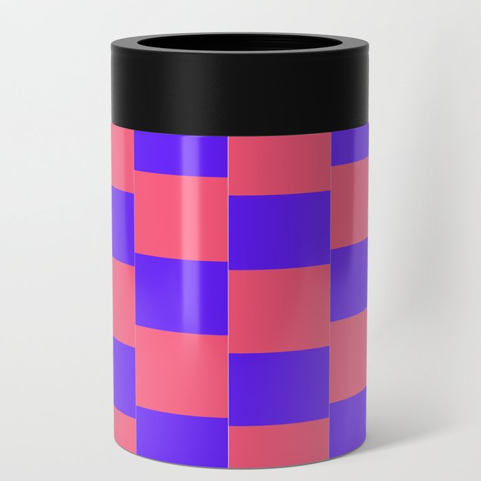 6  Abstract Grid Checkered 220718 Valourine Design Can Cooler