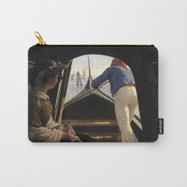 A Gondola, 1859 by Julius Exner Carry-All Pouch