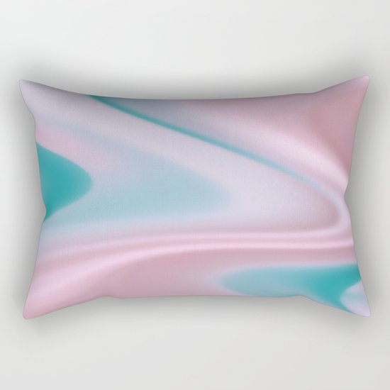 Silk Curves Rectangular Pillow