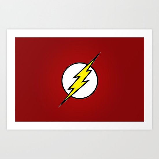 Flash - Digital Work Art Print