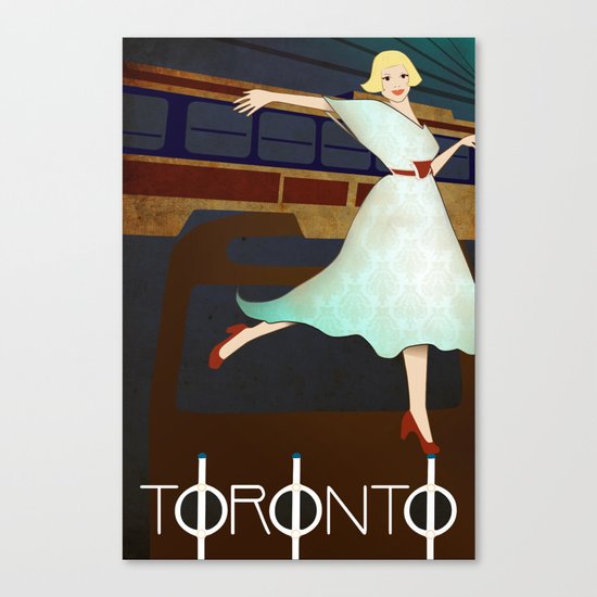 Toronto Transit Canvas Print
