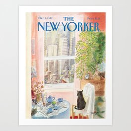  New Yorker Cat's Eye  Art Print