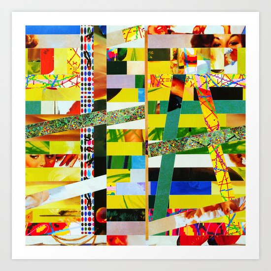 Carina (stripes 2) Art Print