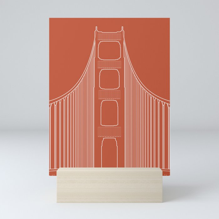 Bridge Series - Golden Gate Bridge Mini Art Print