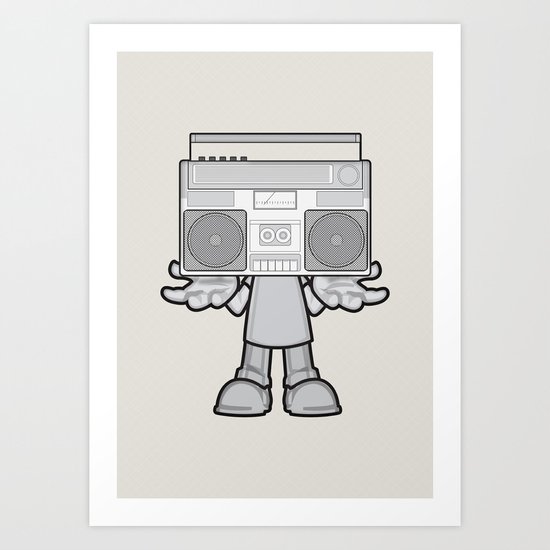 Radio Head Art Print