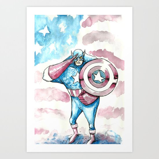 Cpt. Art Print