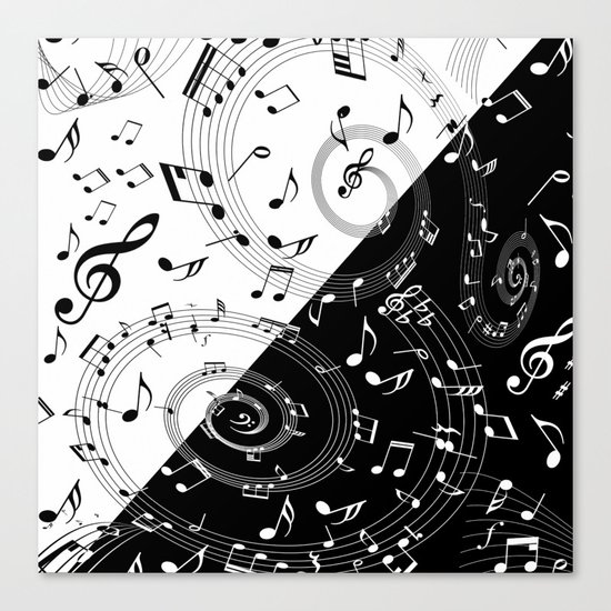 i love music Canvas Print