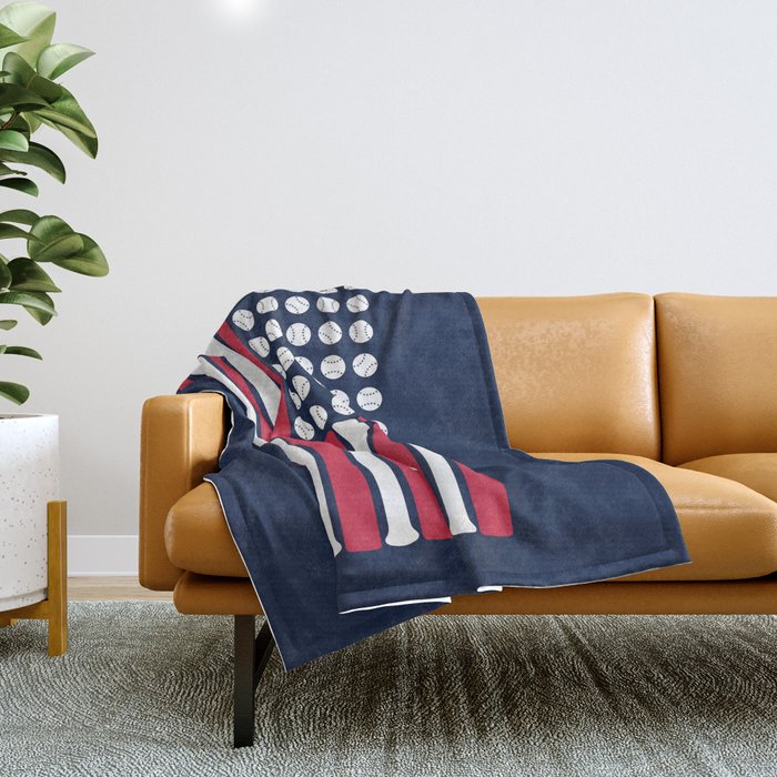  American Flag Fleece Throw Blanket for Bed Sofa Couch