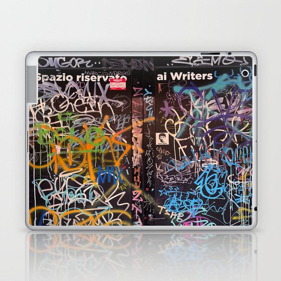 Bologna Graffiti Writers Reserved Space in The Street Laptop & iPad Skin