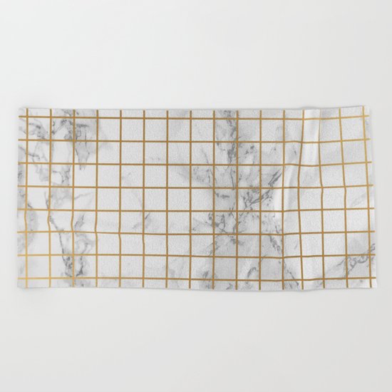 Marble #12 Beach Towel