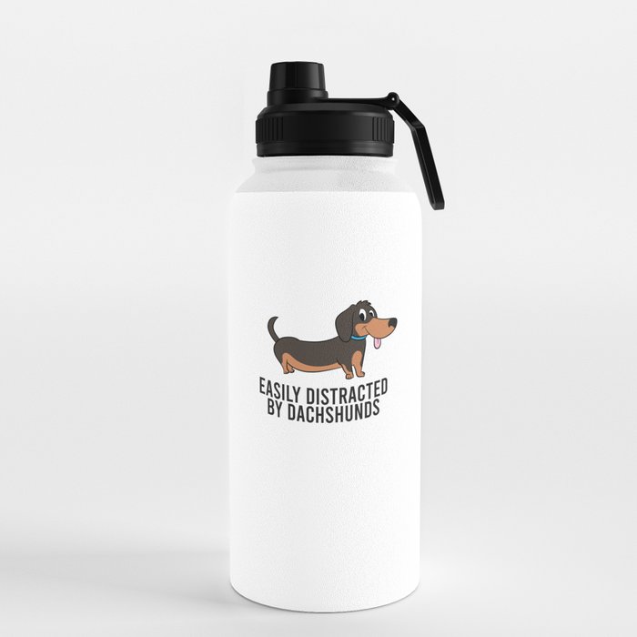 Dachshund Water Bottle, Drink Your Dog Gone Water Tracker, 25 oz, 20 o –  614VinylLLC