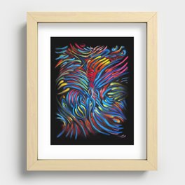 Abstract #3 Multicolor Recessed Framed Print