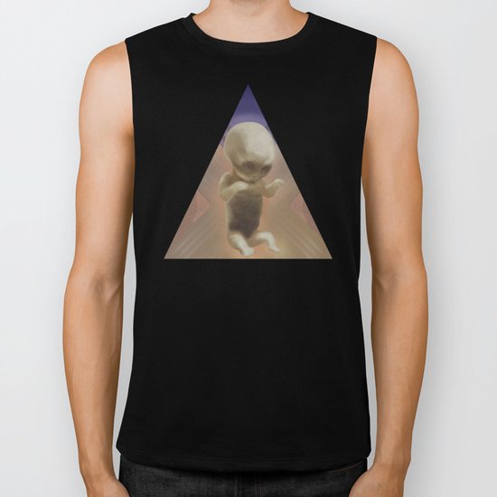 Ancient Baby Alien Biker Tank