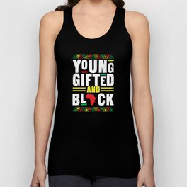 Young Gifted And Black Black History Month Unisex Tank Top