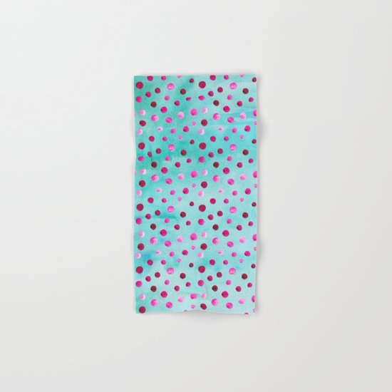 Polka Dot Pattern 05 Hand & Bath Towel