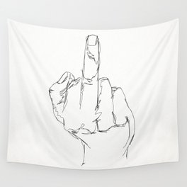 THINGS COLLECTION | MIDDLE FINGER Wall Tapestry