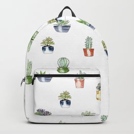 Cute cactus pattern Backpack | Modern, Colorful, Cacti, Digital, Graphicdesign, Pattern, Cactus, Watercolor 