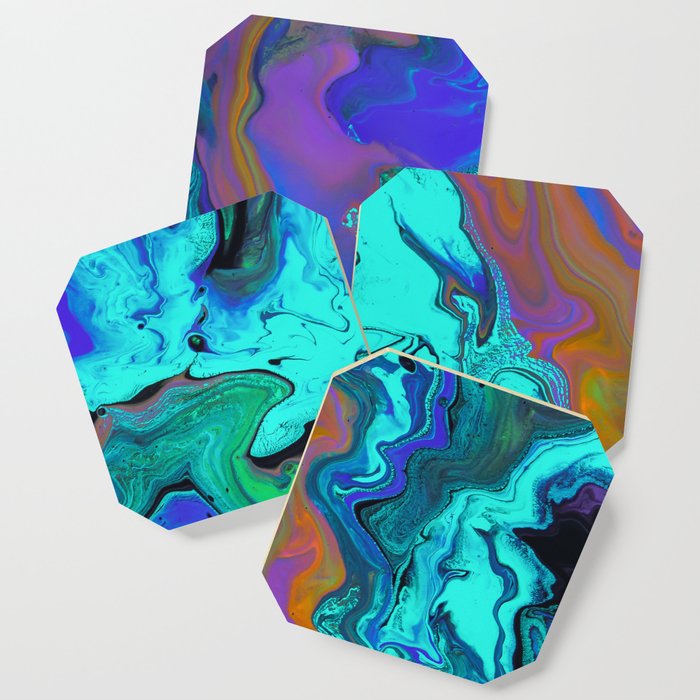 Psychedelic Pour 3 Coaster