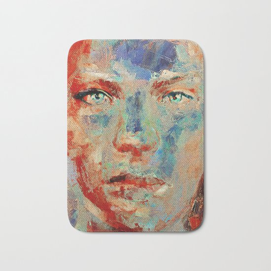 Face in Saturated Color's 5 Bath Mat