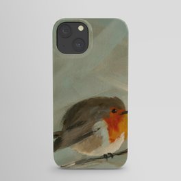Robin On A Stick iPhone Case