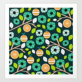 Orange Slice Art Prints Society6