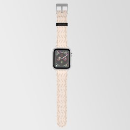 Herringbone 1 - Cream Apple Watch Band