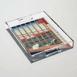 Asakusa Rice Fields, Hiroshige Acrylic Tray