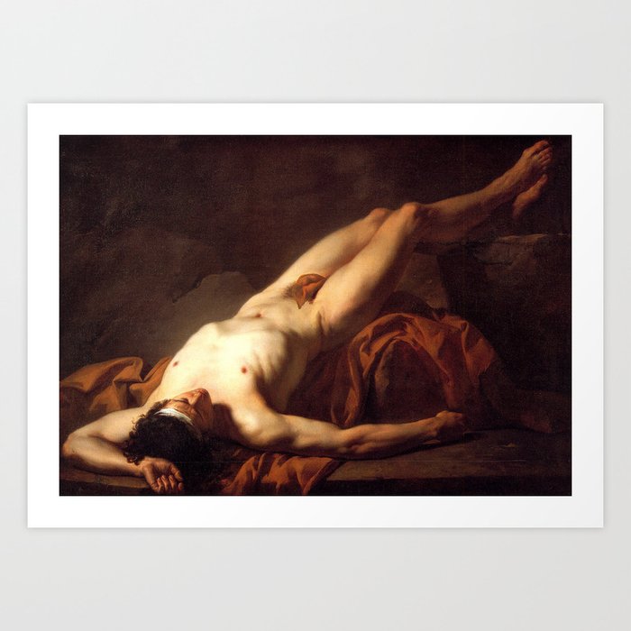 Hector by Jacques-Louis David Art Print