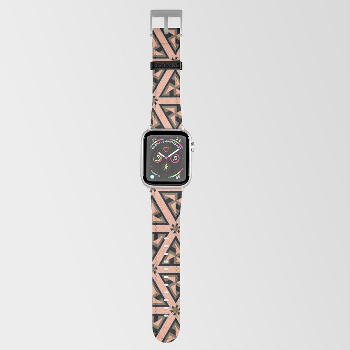 Retro art deco fan pattern Apple Watch Band