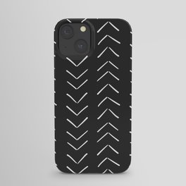 Boho Big Arrows in Black and White iPhone Case