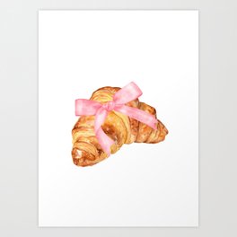coquette croissant ii x ii Art Print