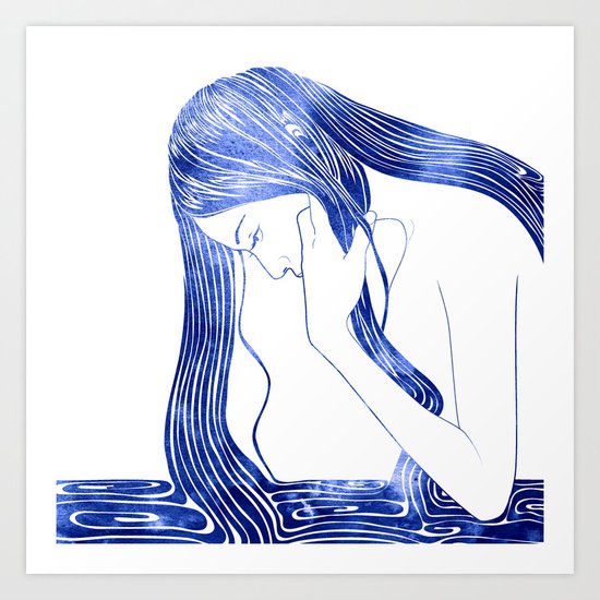 Nereid IV Art Print