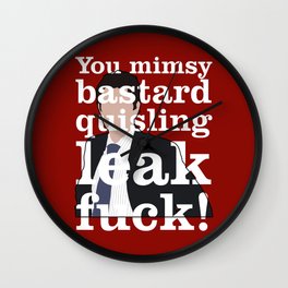 The Thick of It - Jamie MacDonald Wall Clock