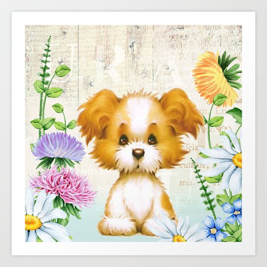 Sweet animal #3 Art Print