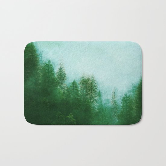Dreamy Spring Forest Bath Mat