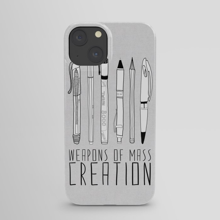 weapons of mass creation iPhone Case