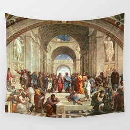 School Of Athens Painting Wall Tapestry
